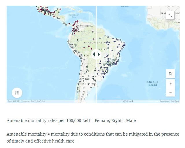 Preventable Deaths Differ Dramatically In Latin America (Storymap)