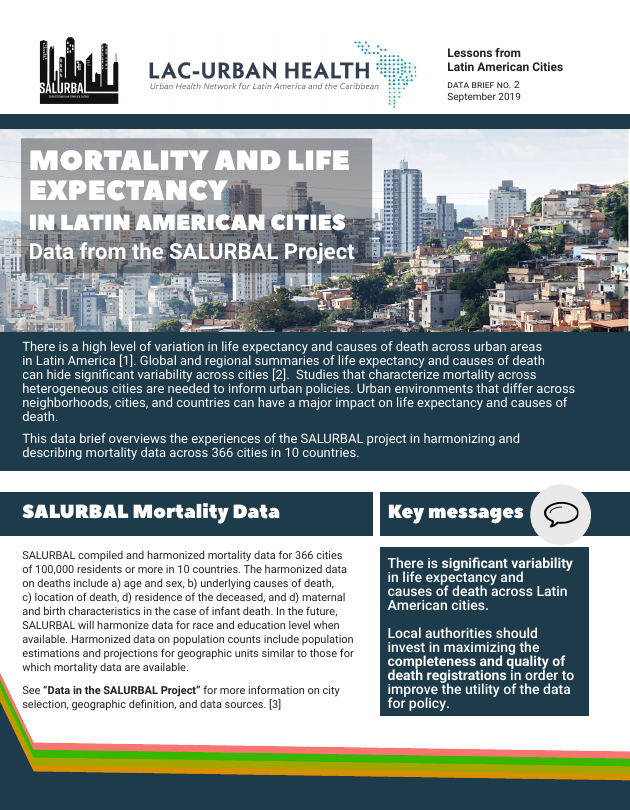 Mortality and Life Expectancy in Latin American Cities