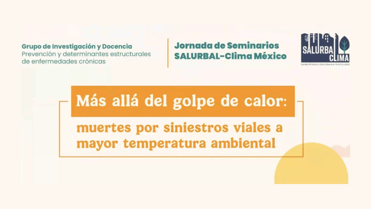 Daniel Rodríguez - Más allá del golpe de calor: muertes por siniestros viales a mayor temperatura