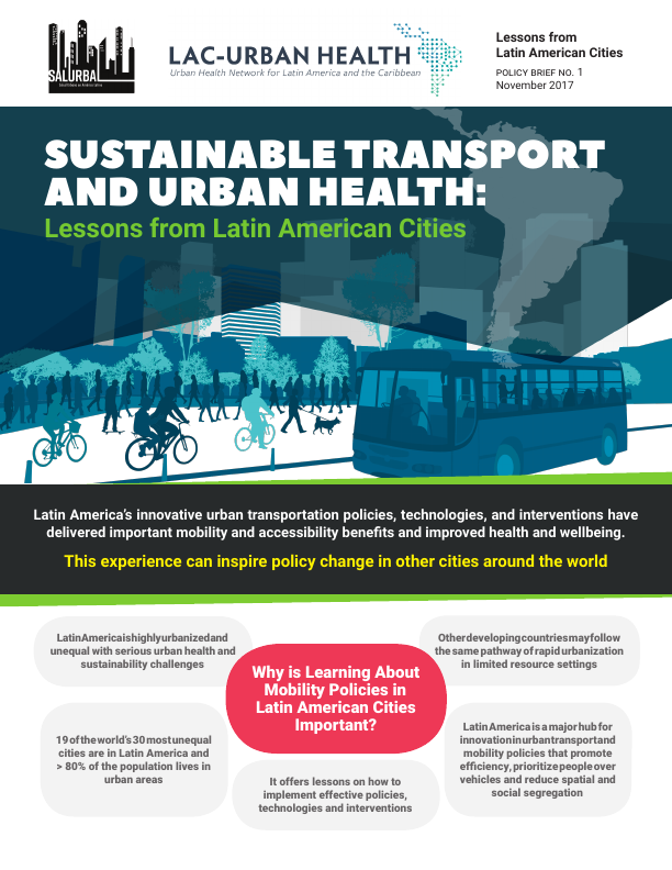 Sustainable Transportation and Urban Health