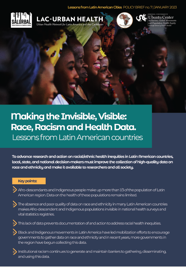 Making the Invisible, Visible: Race, Racism and Health Data